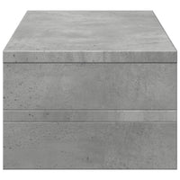 Supporto per monitor tavolo da scrivania 54 x 22 x 15 cm in legno ingegnerizzato grigio 02_0044891