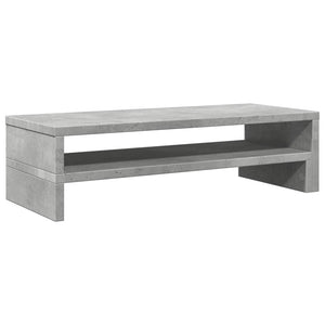 Supporto per monitor tavolo da scrivania 54 x 22 x 15 cm in legno ingegnerizzato grigio 02_0044891