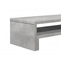 Supporto per monitor tavolo da scrivania 54 x 22 x 15 cm in legno ingegnerizzato grigio 02_0044891