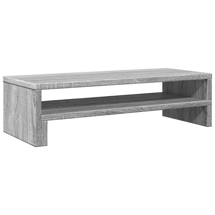 Supporto per monitor da tavolo mobile da ufficio Sonoma 54 x 22 x 15 cm legno ingegnerizzato grigio 02_0044998
