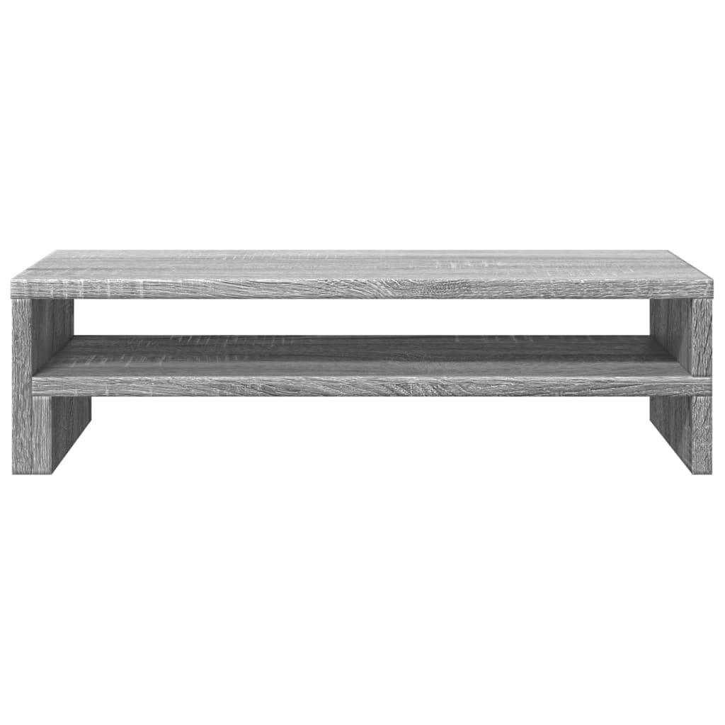 Supporto per monitor da tavolo mobile da ufficio Sonoma 54 x 22 x 15 cm legno ingegnerizzato grigio 02_0044998