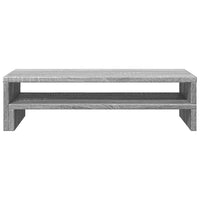 Supporto per monitor da tavolo mobile da ufficio Sonoma 54 x 22 x 15 cm legno ingegnerizzato grigio 02_0044998