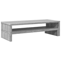 Supporto per monitor da tavolo mobile da ufficio Sonoma 54 x 22 x 15 cm legno ingegnerizzato grigio 02_0044998