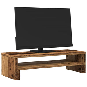 vidaXL Supporto per Monitor Legno Vecchio 54x22x15 cm in Truciolato