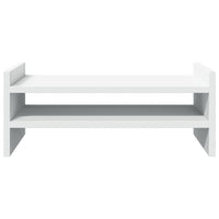 Supporto per monitor tavolo da scrivania 50 x 27 x 20 cm in legno ingegnerizzato bianco 02_0044883