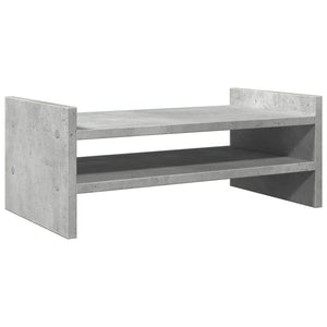 Supporto per monitor tavolo da scrivania 50 x 27 x 20 cm in legno ingegnerizzato grigio 02_0044886
