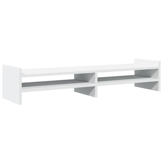 Supporto per Monitor Bianco 100x27x20 cm in Legno Multistrato 854787