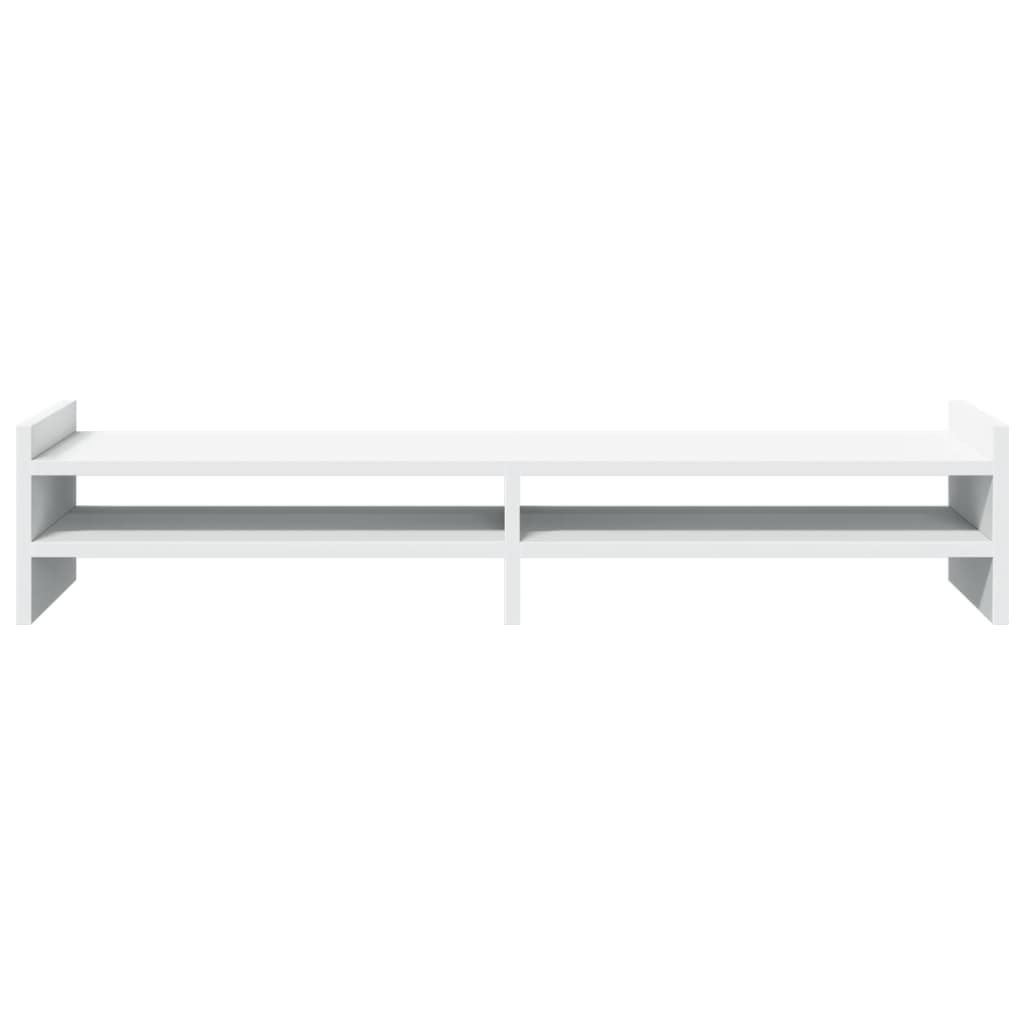 Supporto per Monitor Bianco 100x27x20 cm in Legno Multistrato