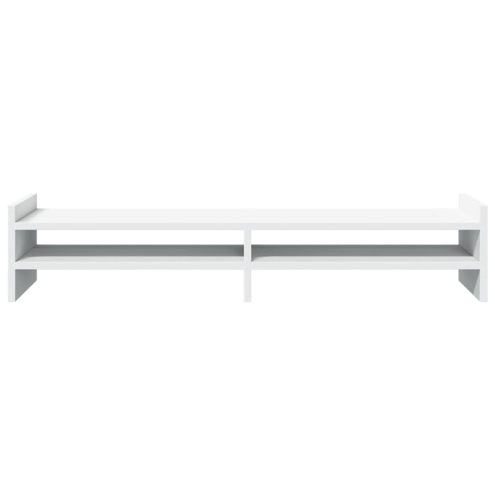 Supporto per Monitor Bianco 100x27x20 cm in Legno Multistrato