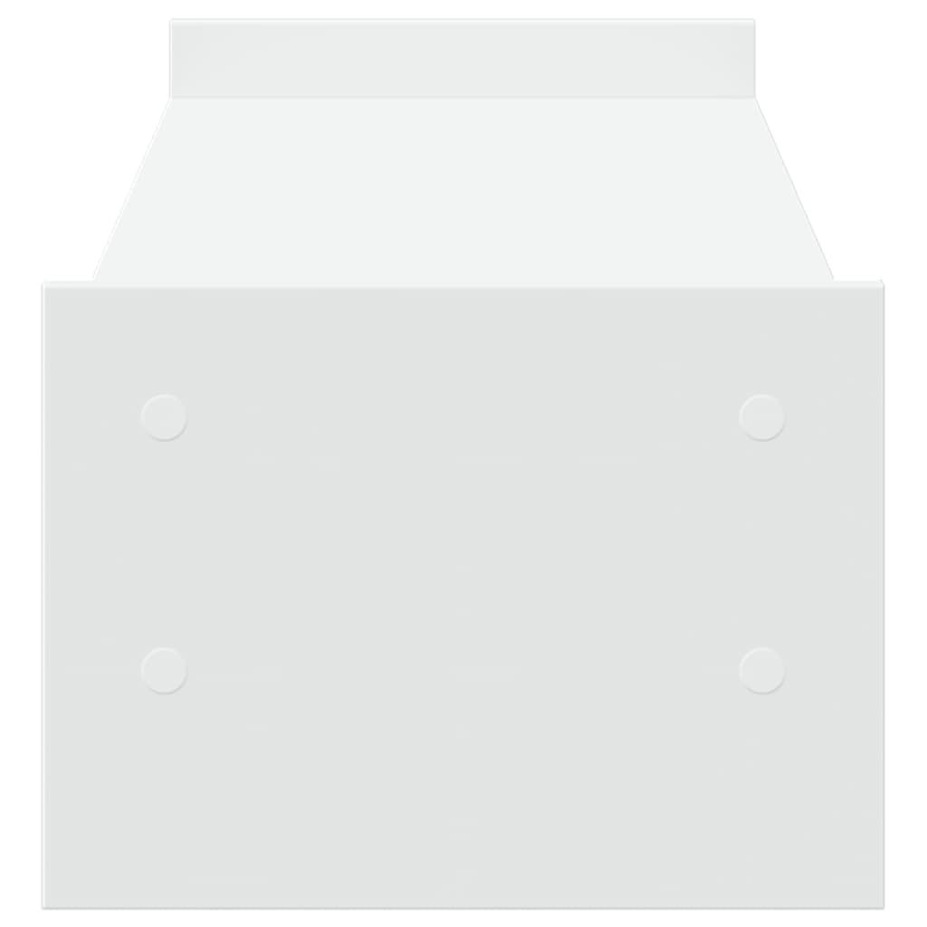 Supporto per Monitor Bianco 100x27x20 cm in Legno Multistrato