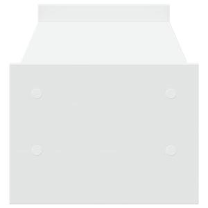 Supporto per Monitor Bianco 100x27x20 cm in Legno Multistrato