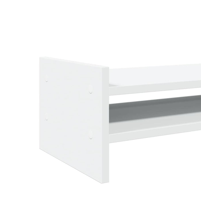 Supporto per Monitor Bianco 100x27x20 cm in Legno Multistrato