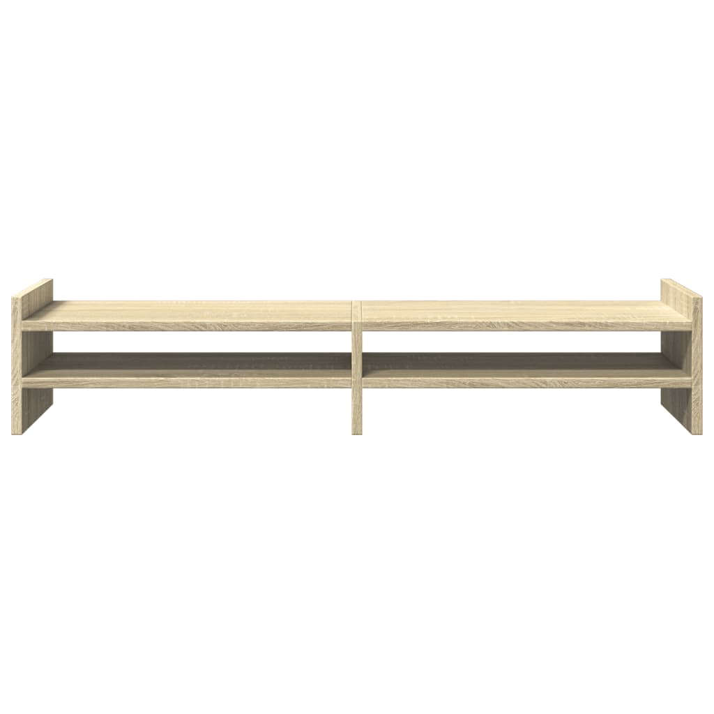 Supporto Monitor Rovere Sonoma 100x27x20 cm Legno Multistrato 854789