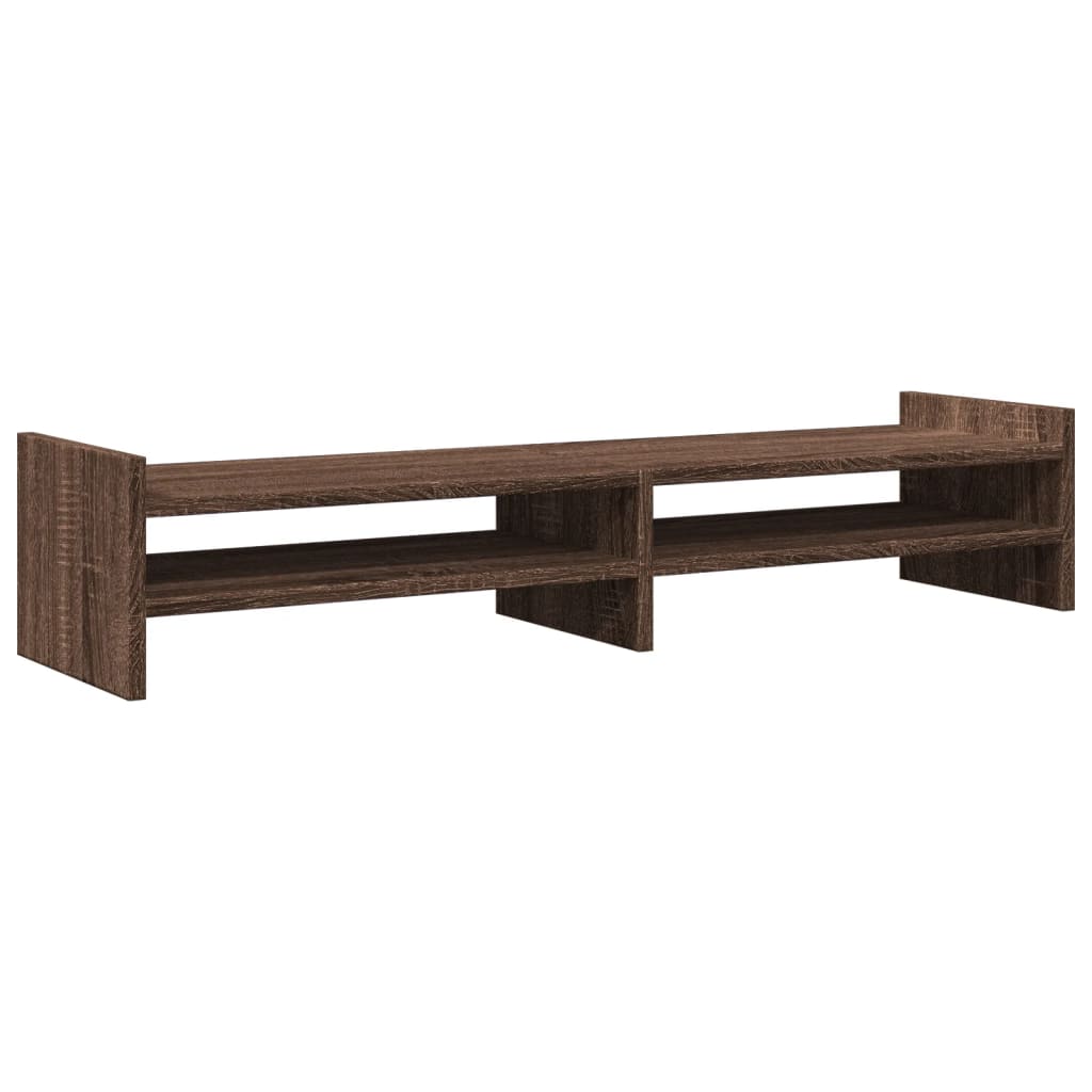 Supporto Monitor Rovere Marrone 100x27x20 cm Legno Multistrato 854793