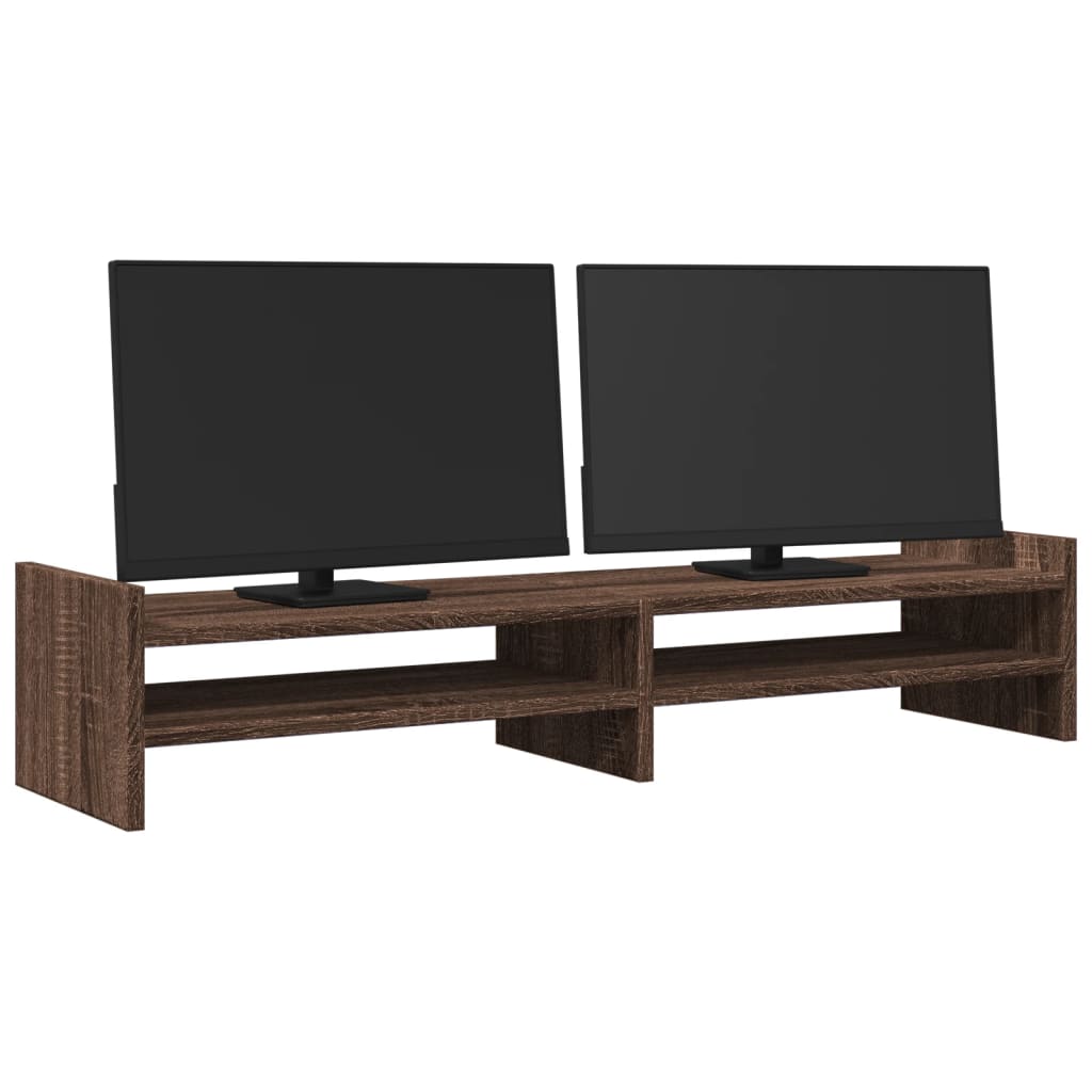 Supporto Monitor Rovere Marrone 100x27x20 cm Legno Multistrato 854793