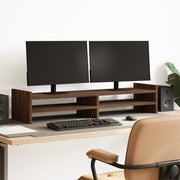 Supporto Monitor Rovere Marrone 100x27x20 cm Legno Multistrato 854793