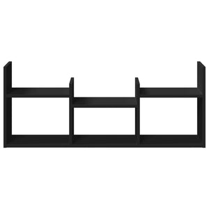 Mobile a Parete 100x18x40 cm Nero in Legno Multistrato 854797