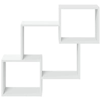 Mobile a Parete 78x18x71 cm Bianco in Legno Multistrato 854805