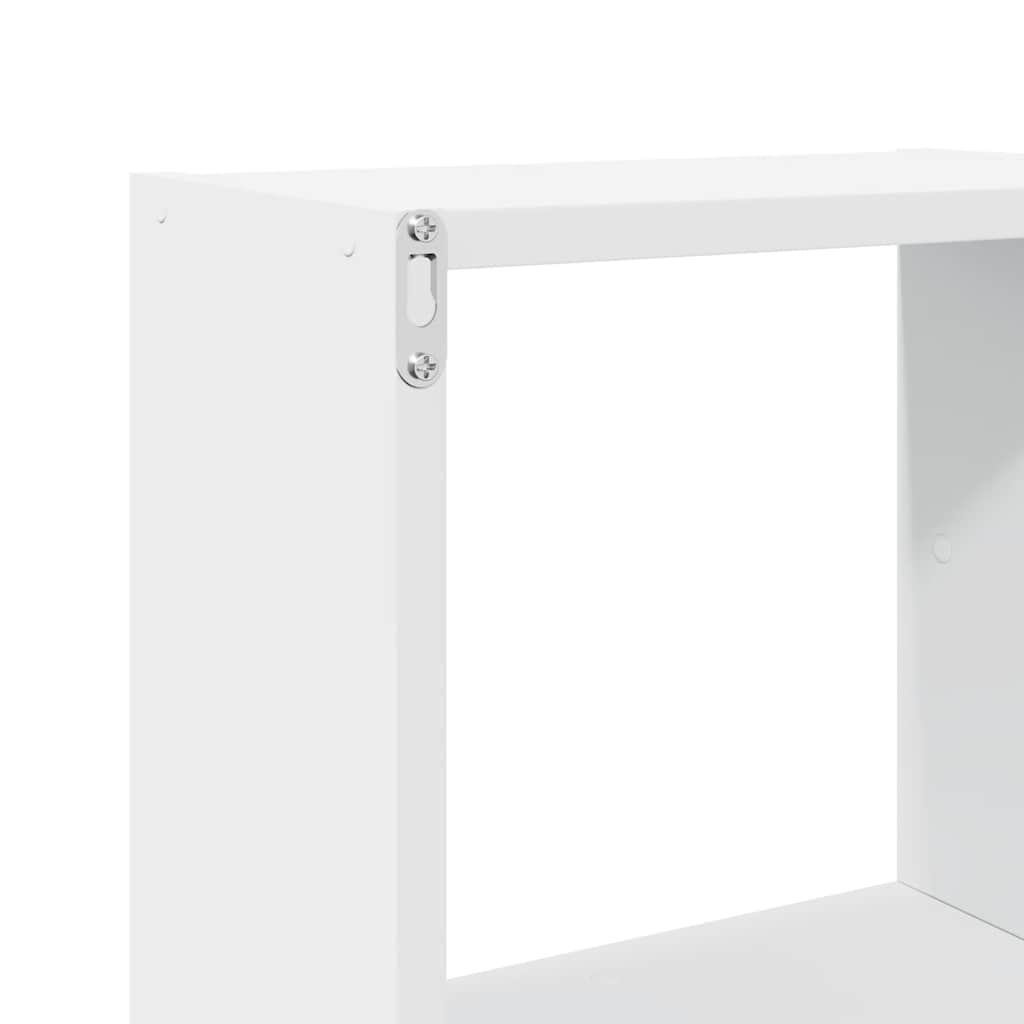 Mobile a Parete 78x18x71 cm Bianco in Legno Multistrato 854805