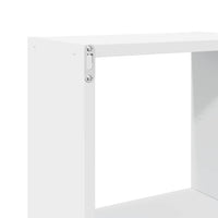 Mobile a Parete 78x18x71 cm Bianco in Legno Multistrato 854805