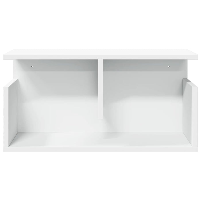Mobile a Parete 60x20x30 cm Bianco in Truciolato 854823