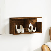 vidaXL Mobile a Parete 60x20x30 cm Rovere Fumo in Truciolato
