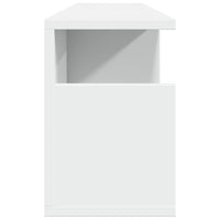 Mobile a Parete 80x20x30 cm Bianco in Legno Multistrato 854832