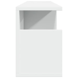 Mobile a Parete 80x20x30 cm Bianco in Legno Multistrato 854832