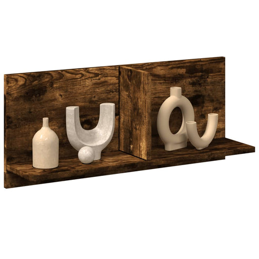 Mobile a Parete 70x16,5x30 cm Rovere Fumo in Legno Multistrato 854854