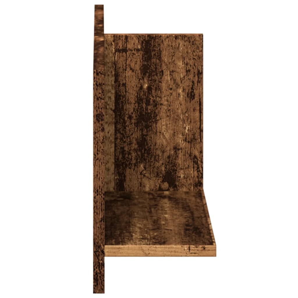 Mobile a Parete 70x16,5x30 cm Legno Antico in Legno Multistrato 854857