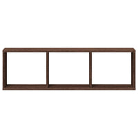 Mobile a Parete 100x16x30cm Rovere Marrone in Legno Multistrato 854874