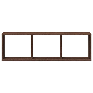 Mobile a Parete 100x16x30cm Rovere Marrone in Legno Multistrato 854874