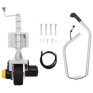 Ruota per Cric per Rimorchio 12 V 550 W in Alluminio