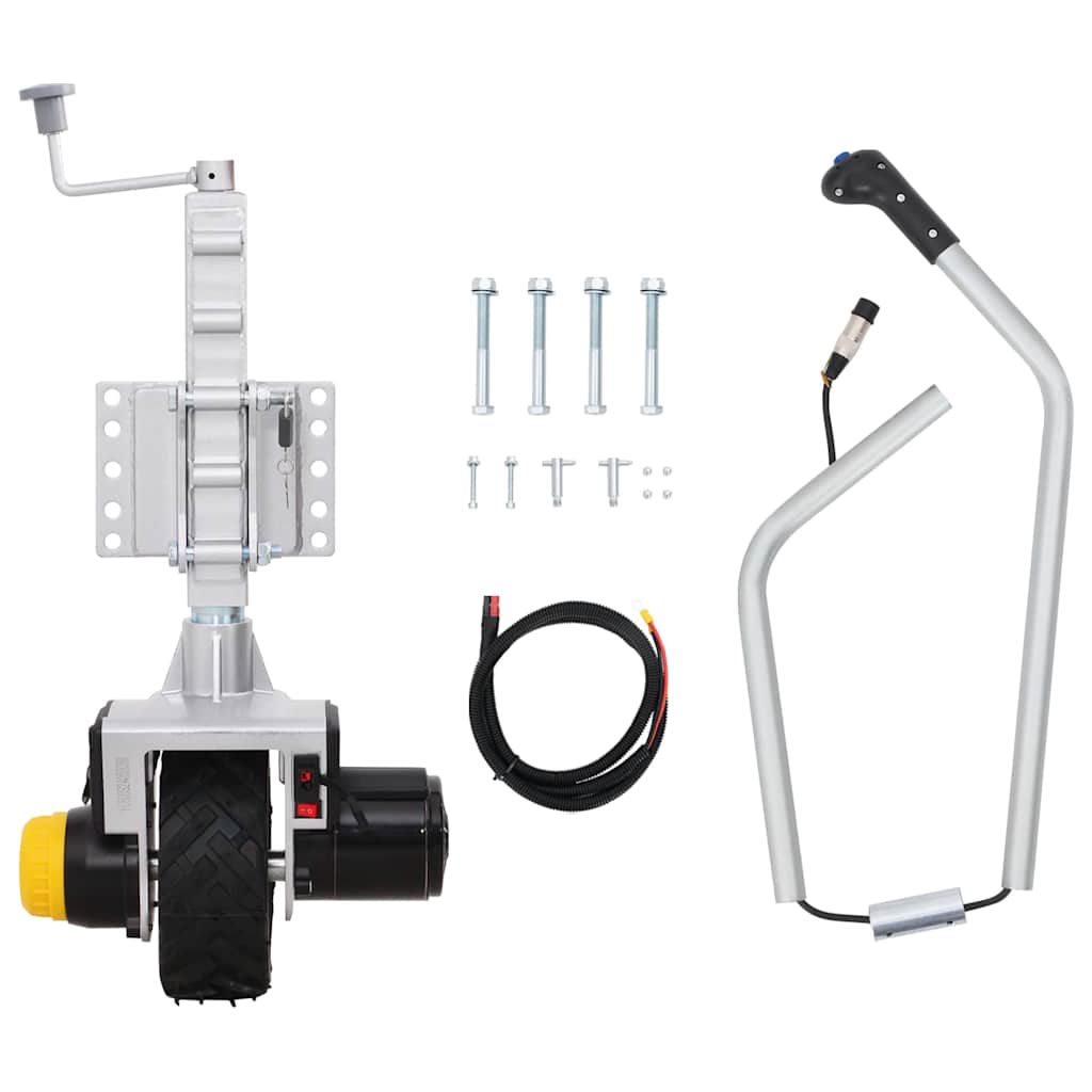 Ruota per Cric per Rimorchio 12 V 550 W in Alluminio 4013455