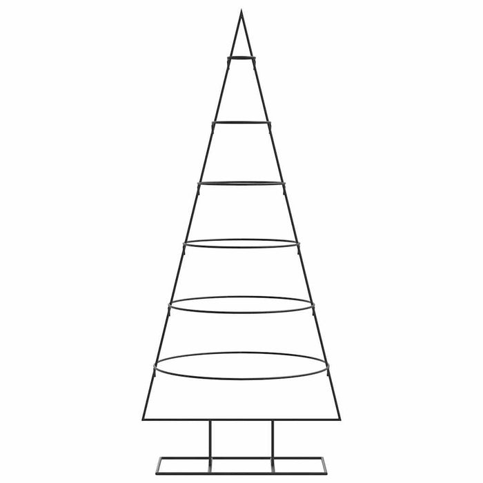 Albero di Natale Decorativo in Metallo Nero 150 cm 4018948