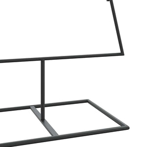 vidaXL Albero di Natale Decorativo in Metallo Nero 150 cm