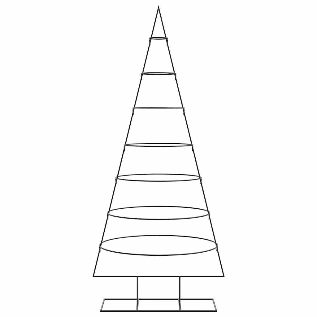 Albero di Natale Decorativo in Metallo Nero 180 cm 4018949