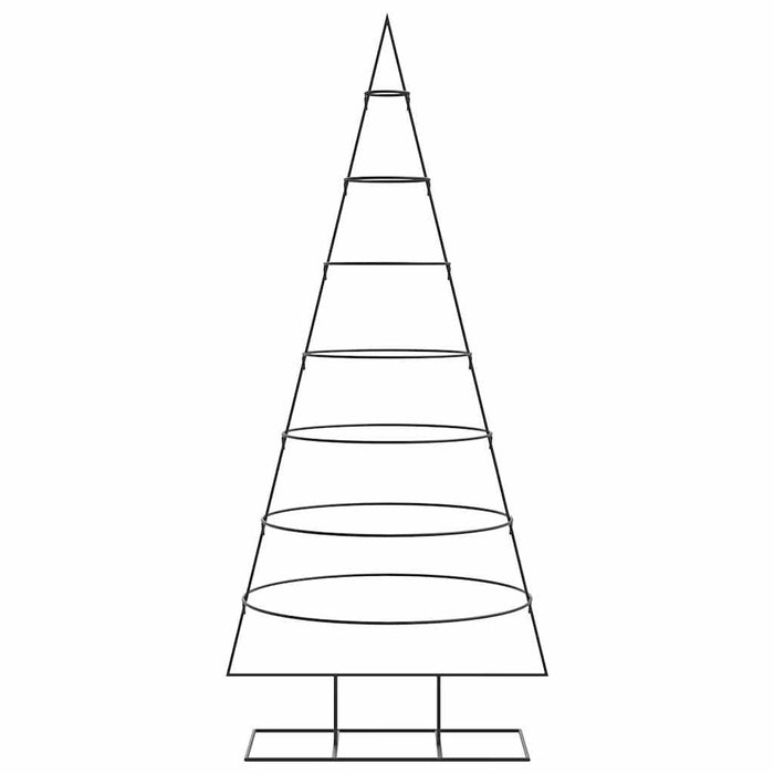 Albero di Natale Decorativo in Metallo Nero 180 cm 4018949
