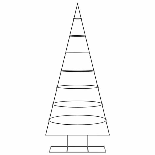 Albero di Natale Decorativo-Decorazioni natalizie in Metallo Nero 180 cm 285925