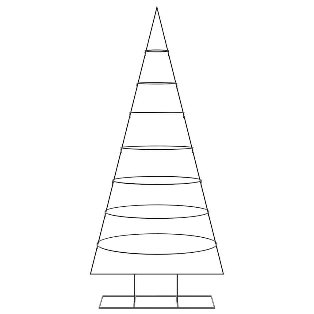 Albero di Natale Decorativo in Metallo Nero 210 cm 4018950