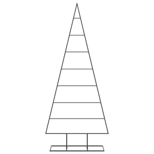 Albero di Natale Decorativo in Metallo Nero 150 cm 4018954