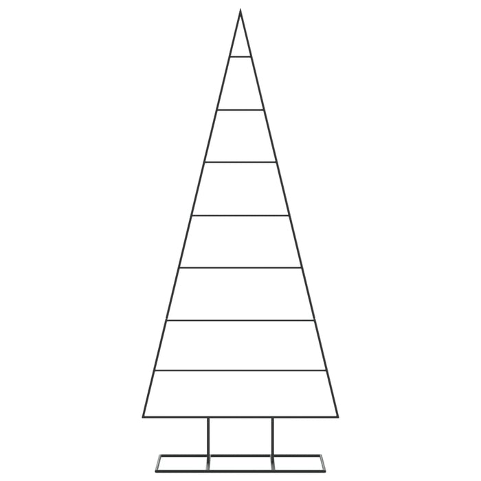 Albero di Natale Decorativo in Metallo Nero 150 cm 4018954