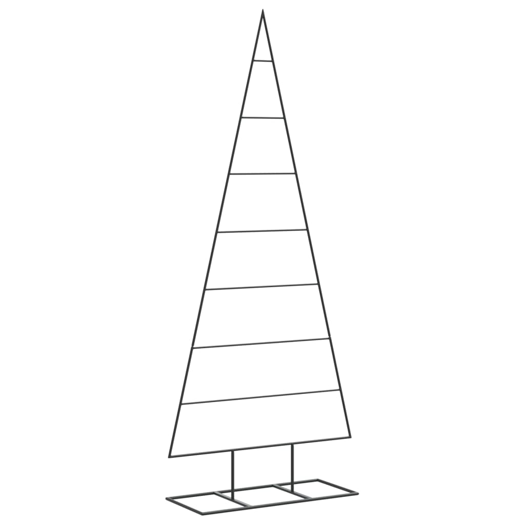Albero di Natale Decorativo in Metallo Nero 150 cm 4018954