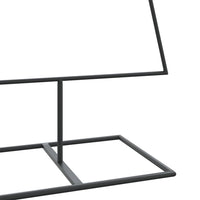 Albero di Natale Decorativo in Metallo Nero 150 cm