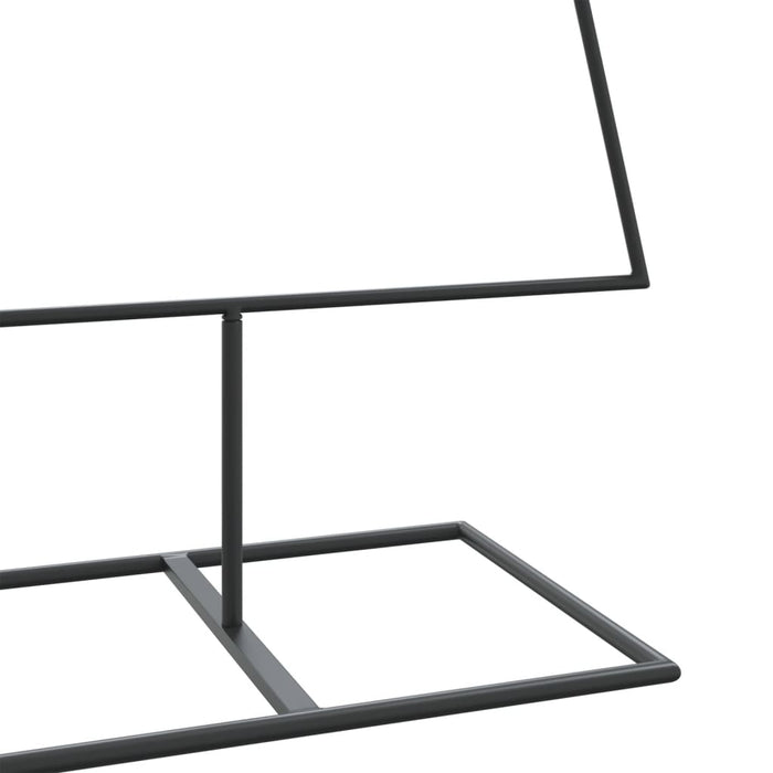 Albero di Natale Decorativo in Metallo Nero 150 cm 4018954