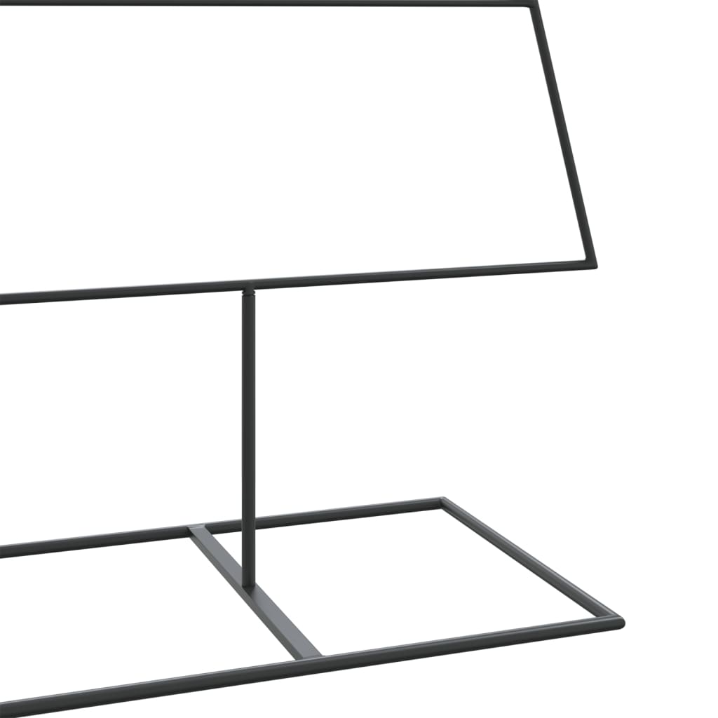 vidaXL Albero di Natale Decorativo in Metallo Nero 180 cm