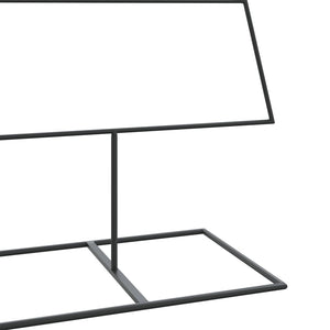 vidaXL Albero di Natale Decorativo in Metallo Nero 180 cm