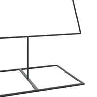 vidaXL Albero di Natale Decorativo in Metallo Nero 210 cm