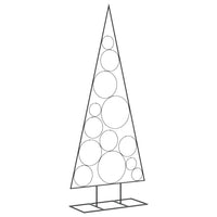 Albero di Natale Decorativo in Metallo Nero 150 cm 4018957