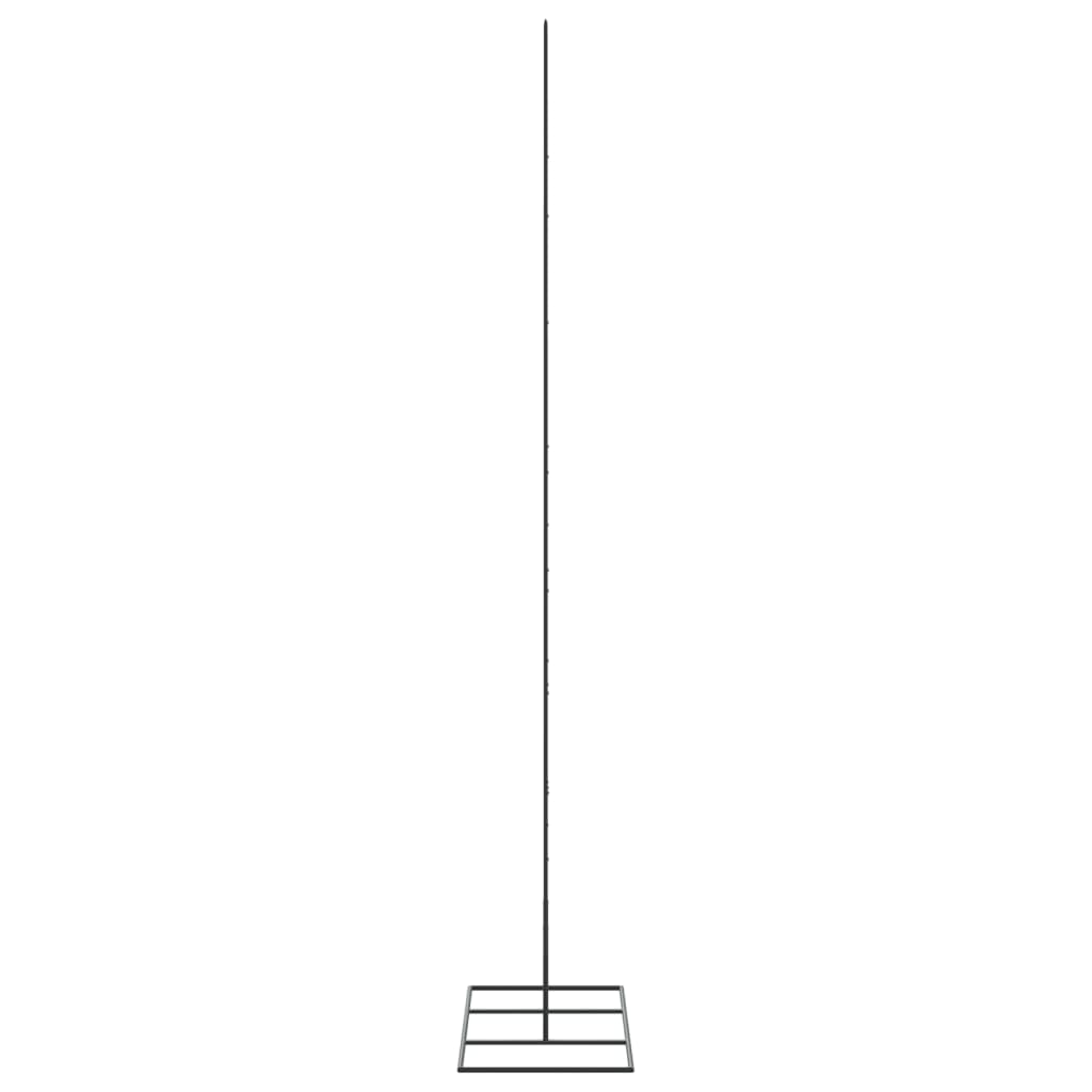 Albero di Natale Decorativo in Metallo Nero 180 cm 4018958